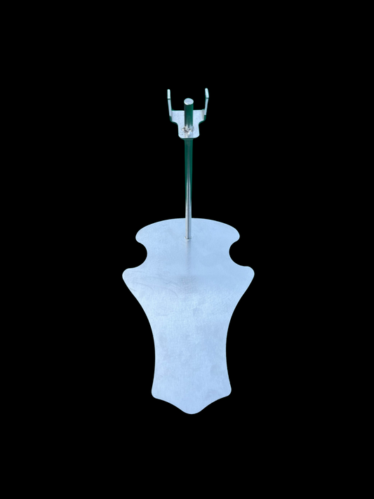 Socle Porte-Brocards "Piédestal" – Inox Brossé, Design Élégant